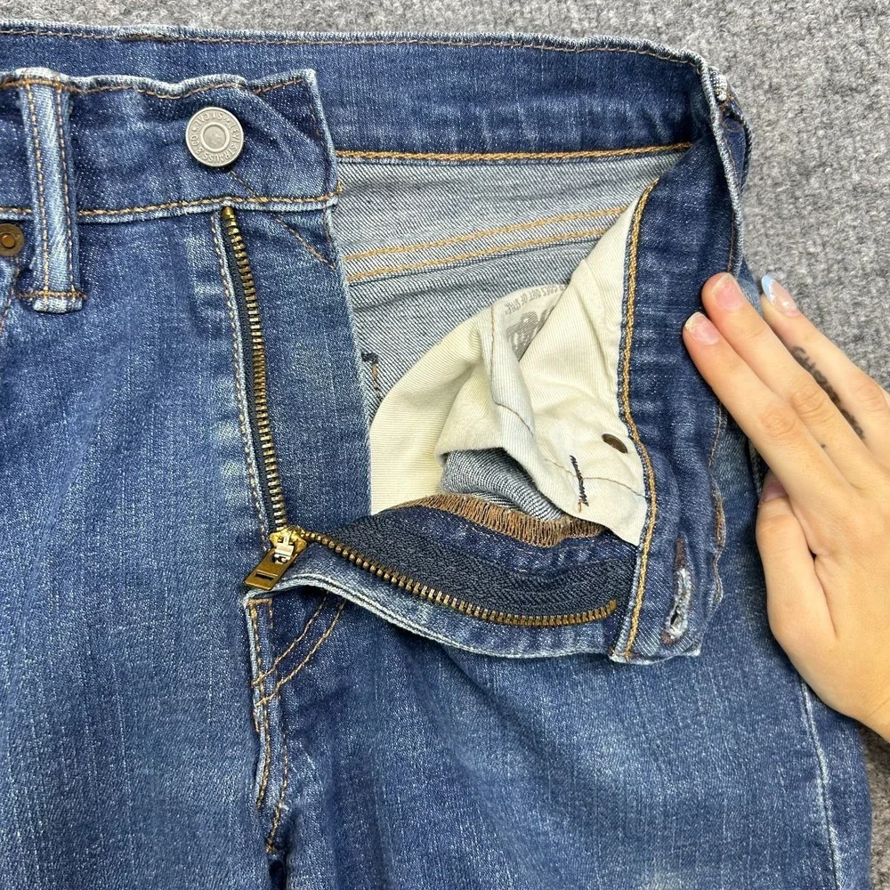 Levi's 514 Jeans Men's Blue Denim Straight Mid‎ Rise Pockets Classic - 29X30.5